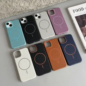 Litchi Texture Case for iPhone 17 Pro Max