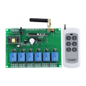 433MHZ Wireless Control 6 Channel Relay Module